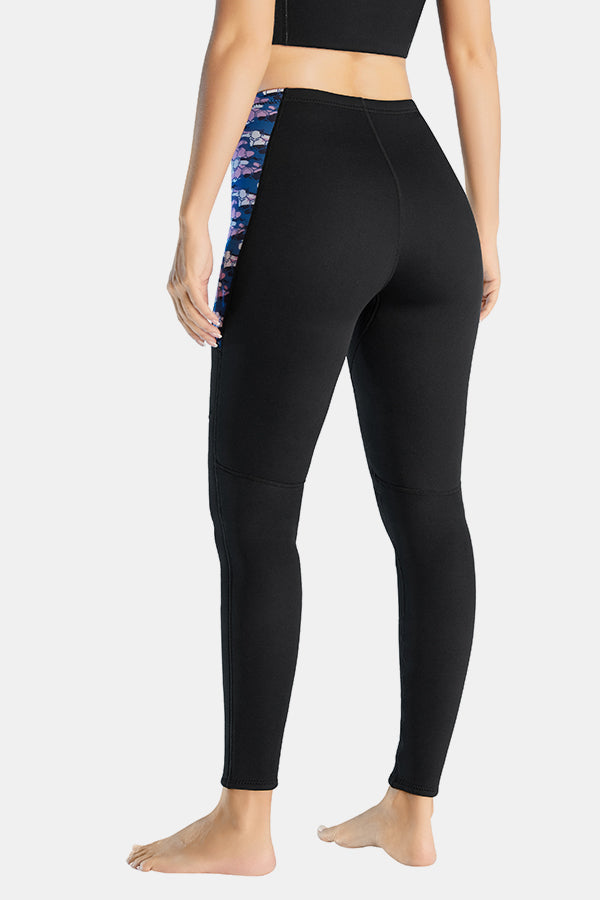 Camouflage des femmes Chaudeuse et protectrice Pantalon de plongée sous-marine de 2 mm