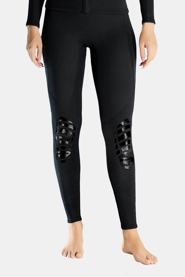 Pantalon de plongée à la division chaude et épaissie de 1,5 mm pour femmes