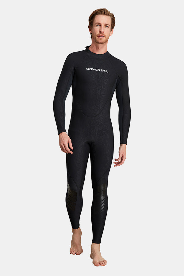 Men's 1.5MM Back Zipper One-Piece Warm And Cold-Proof Wetsuit