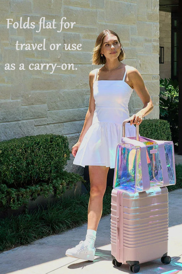 Travel Tote with Phone Pouch Beach Bag