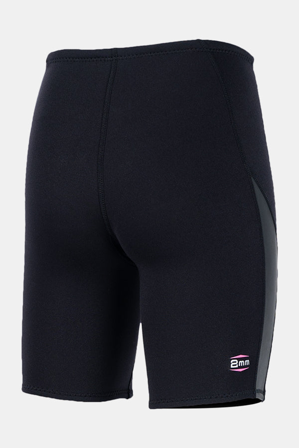 Frauen glattes Leder mit 2 -mm -Tauchshorts mit 2 mm Taucher