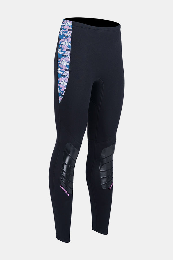 Camouflage des femmes Chaudeuse et protectrice Pantalon de plongée sous-marine de 2 mm