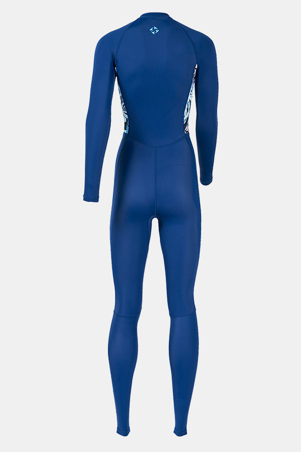 Lycra-Tauchanzug für Frauen einteilige Langarmanzug mit schnell trocknender Qualle