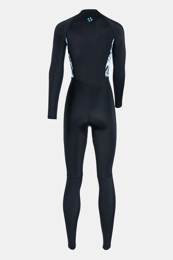 Lycra-Tauchanzug für Frauen einteilige Langarmanzug mit schnell trocknender Qualle