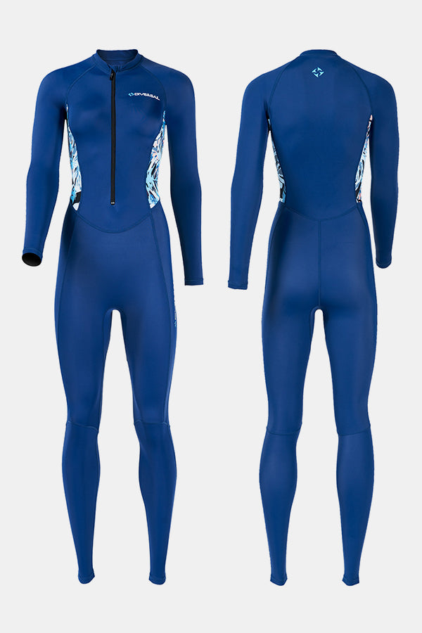 Lycra-Tauchanzug für Frauen einteilige Langarmanzug mit schnell trocknender Qualle