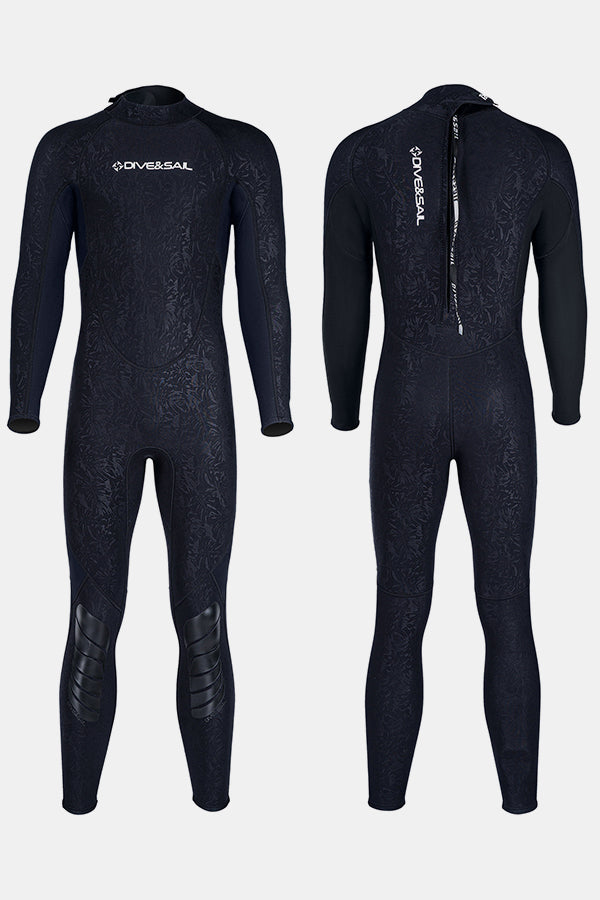 Men's 1.5MM Back Zipper One-Piece Warm And Cold-Proof Wetsuit