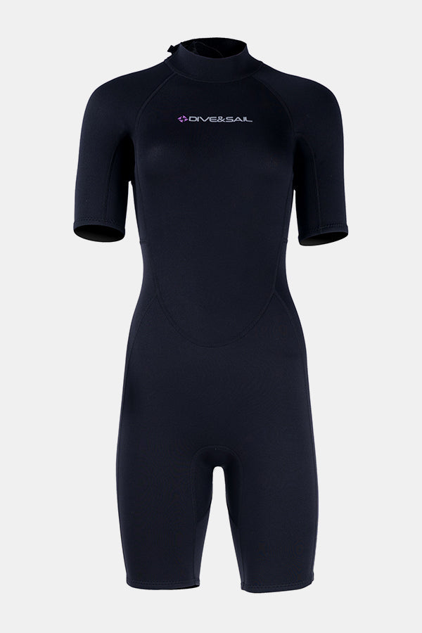 Kurzarm von Frauen 1,5 mm einteiliger warmer Neoprenanzug