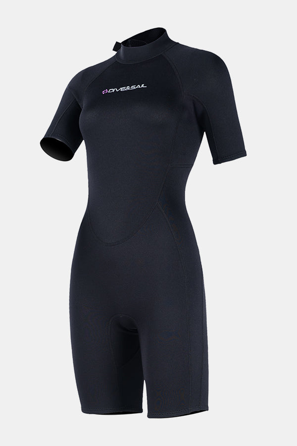 Kurzarm von Frauen 1,5 mm einteiliger warmer Neoprenanzug