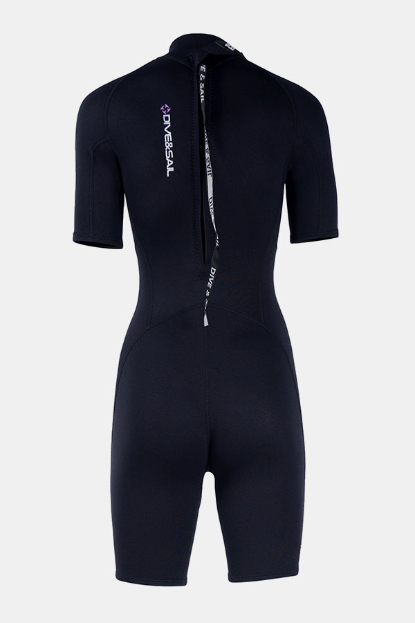 Kurzarm von Frauen 1,5 mm einteiliger warmer Neoprenanzug