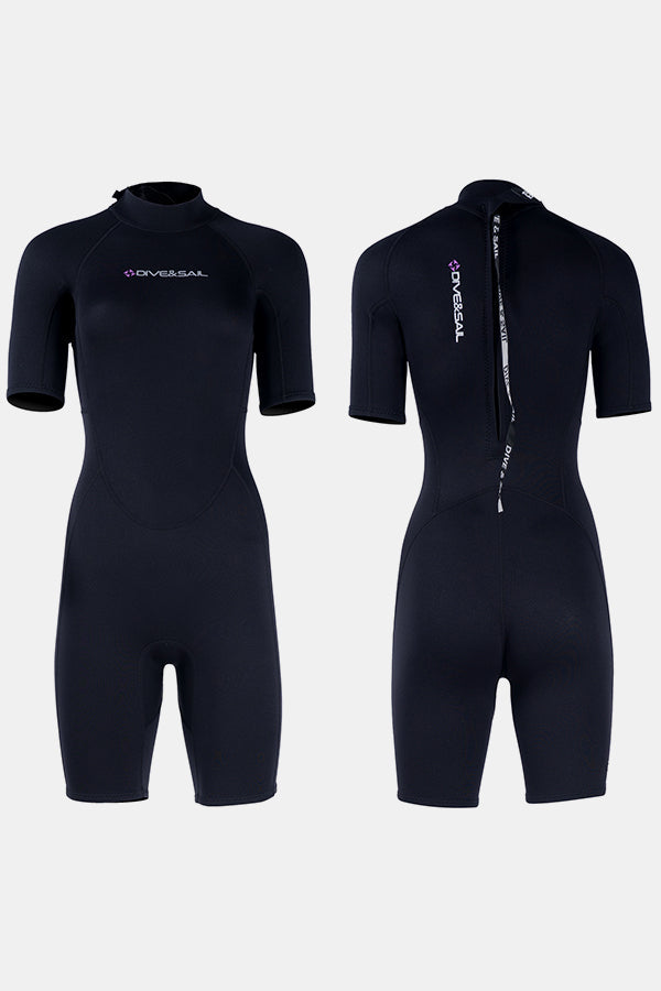 Kurzarm von Frauen 1,5 mm einteiliger warmer Neoprenanzug