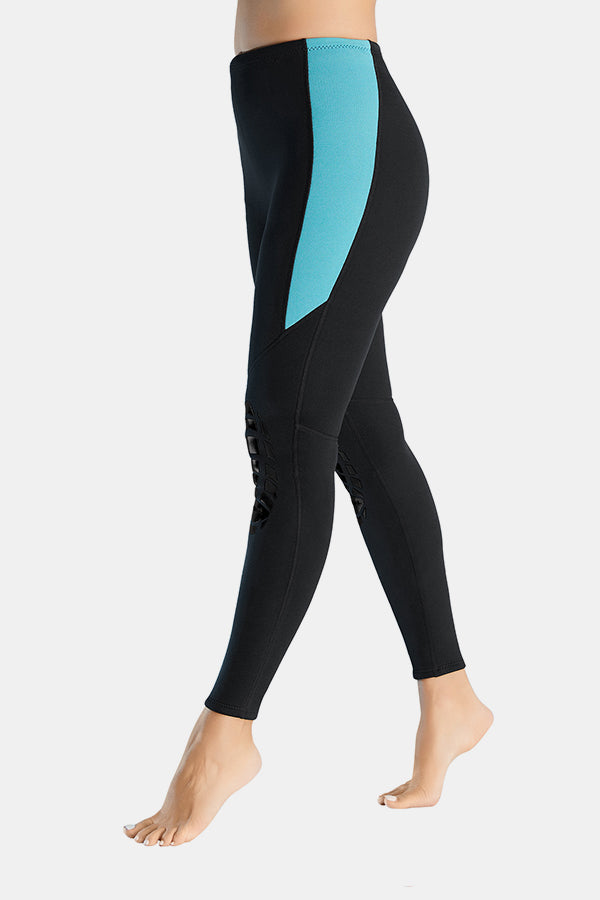 Pantalon de plongée à la division chaude et épaissie de 1,5 mm pour femmes