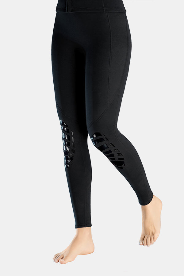 Pantalon de plongée à la division chaude et épaissie de 1,5 mm pour femmes