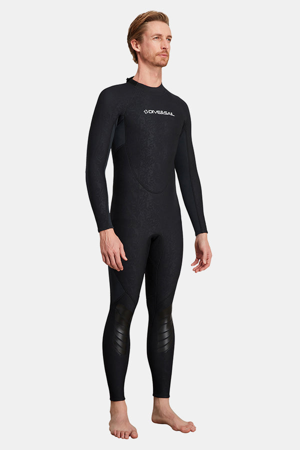 Men's 1.5MM Back Zipper One-Piece Warm And Cold-Proof Wetsuit