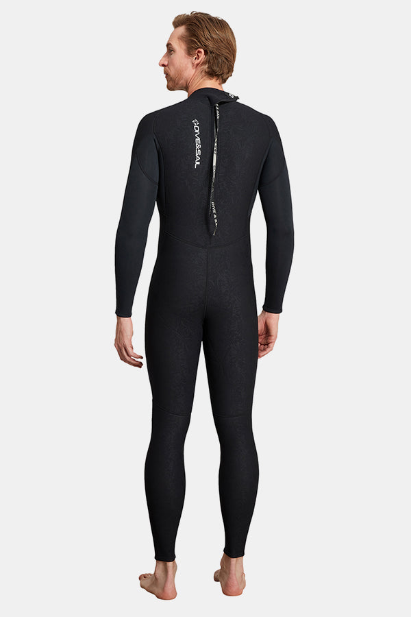 Men's 1.5MM Back Zipper One-Piece Warm And Cold-Proof Wetsuit