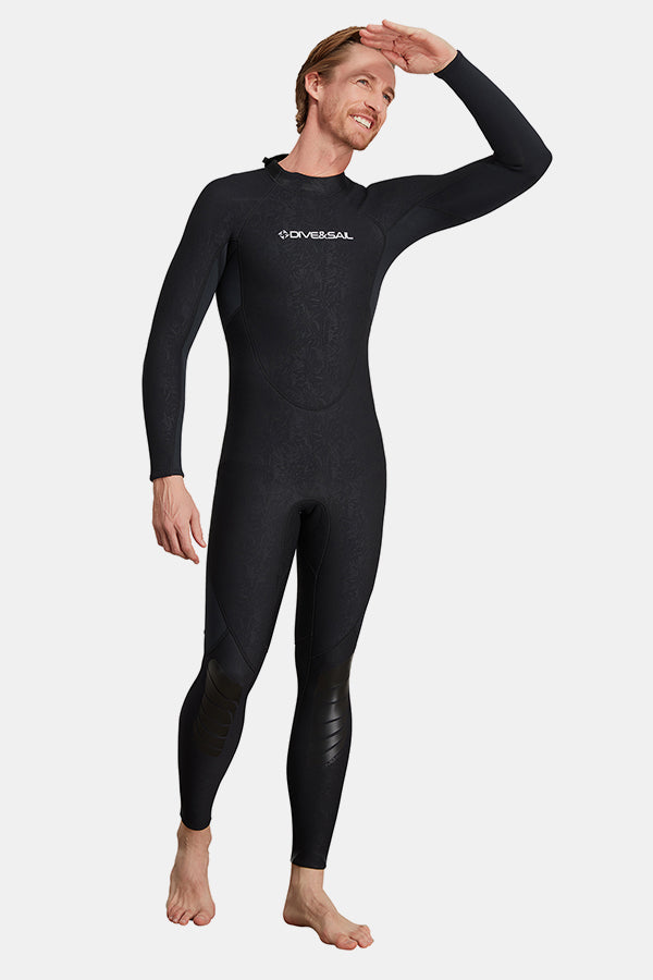 Men's 1.5MM Back Zipper One-Piece Warm And Cold-Proof Wetsuit