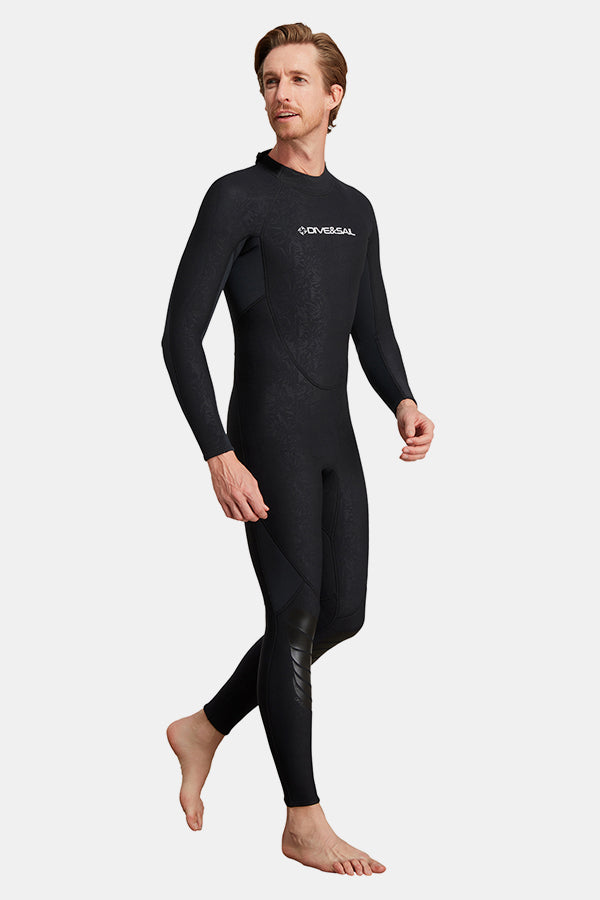 Men's 1.5MM Back Zipper One-Piece Warm And Cold-Proof Wetsuit