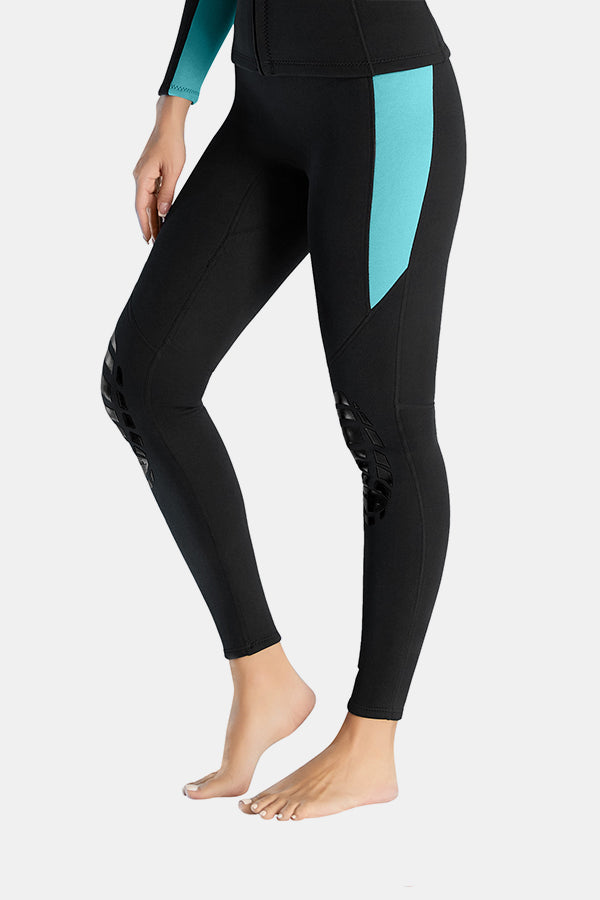 Pantalon de plongée à la division chaude et épaissie de 1,5 mm pour femmes