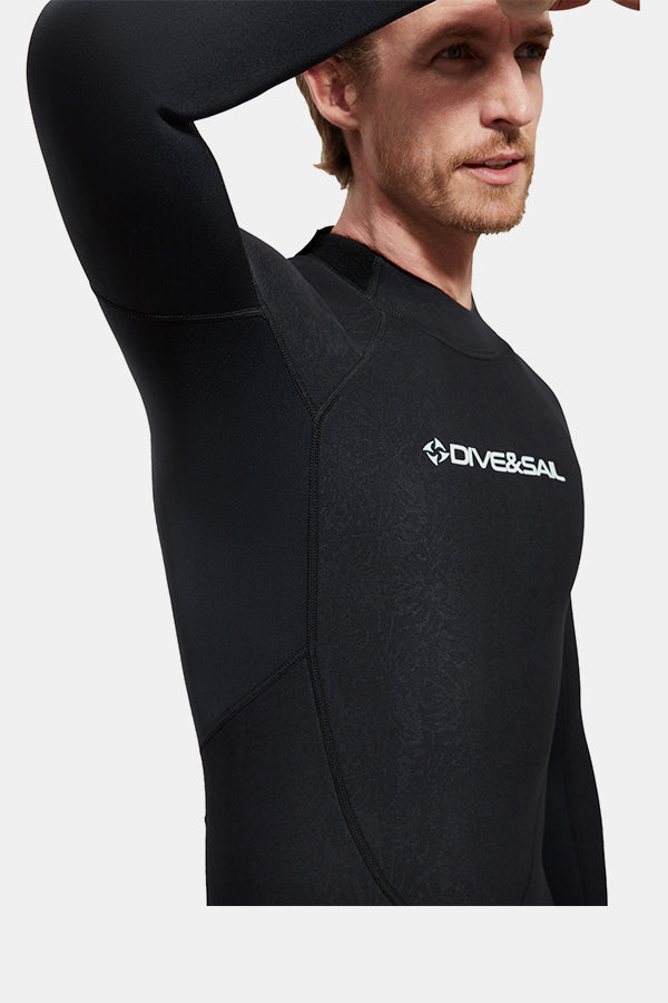 Men's 1.5MM Back Zipper One-Piece Warm And Cold-Proof Wetsuit