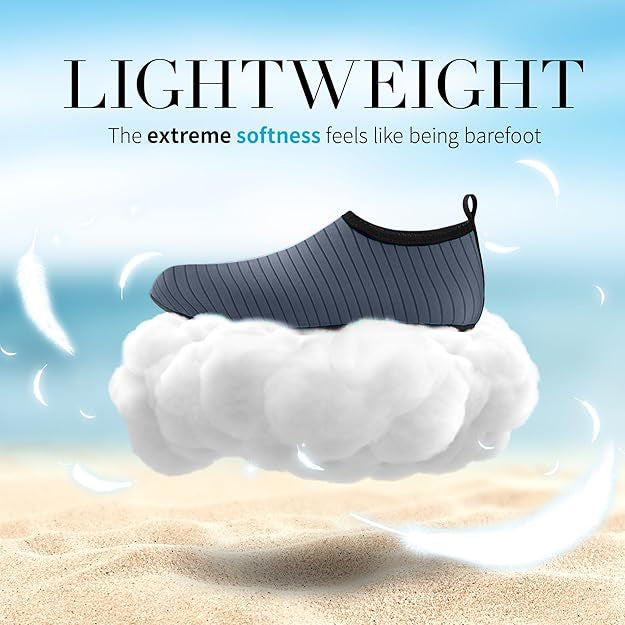 Water Shoes for Women Men Swim Shoes Water Socks for Cruise Essentials Swimming Aqua Beach Pool Yoga Surf