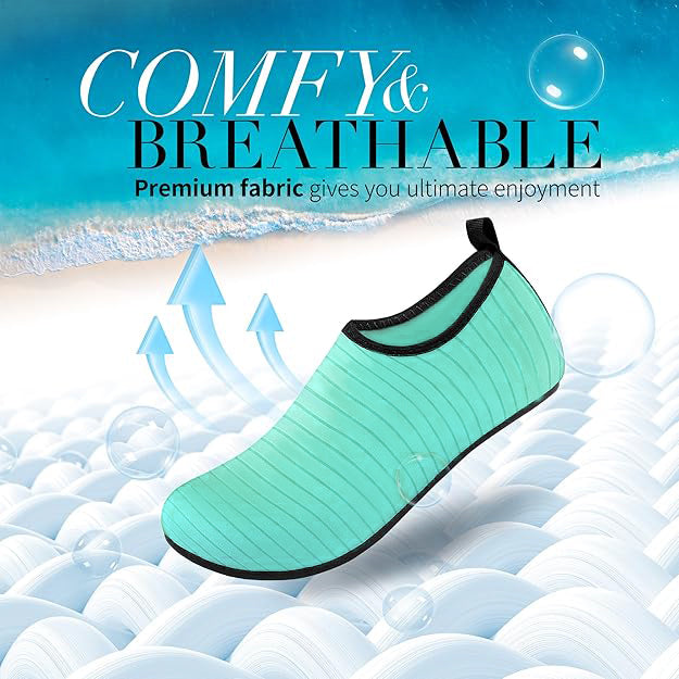Water Shoes for Women Men Swim Shoes Water Socks for Cruise Essentials Swimming Aqua Beach Pool Yoga Surf