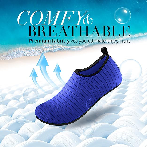 Water Shoes for Women Men Swim Shoes Water Socks for Cruise Essentials Swimming Aqua Beach Pool Yoga Surf