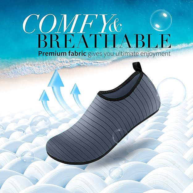 Water Shoes for Women Men Swim Shoes Water Socks for Cruise Essentials Swimming Aqua Beach Pool Yoga Surf