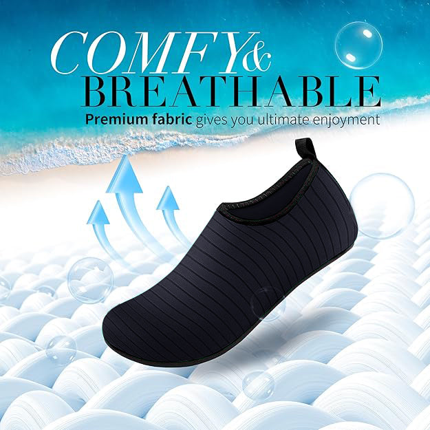 Water Shoes for Women Men Swim Shoes Water Socks for Cruise Essentials Swimming Aqua Beach Pool Yoga Surf