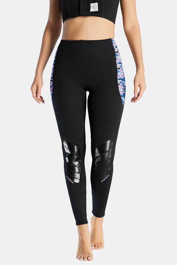 Camouflage des femmes Chaudeuse et protectrice Pantalon de plongée sous-marine de 2 mm