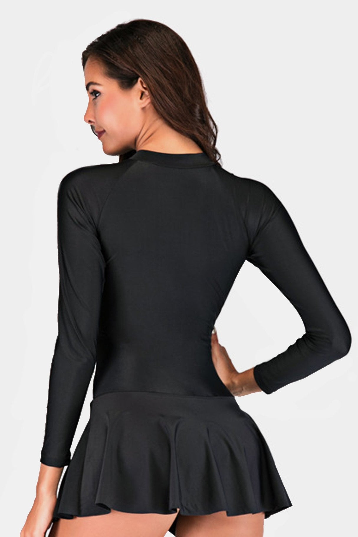 Attraco Skirt One Piece Short Sleeve Wetsuit-Attraco | Fashion Outdoor Clothing