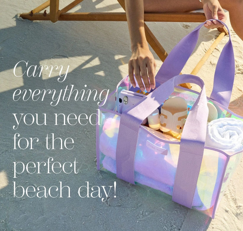 Travel Tote with Phone Pouch Beach Bag