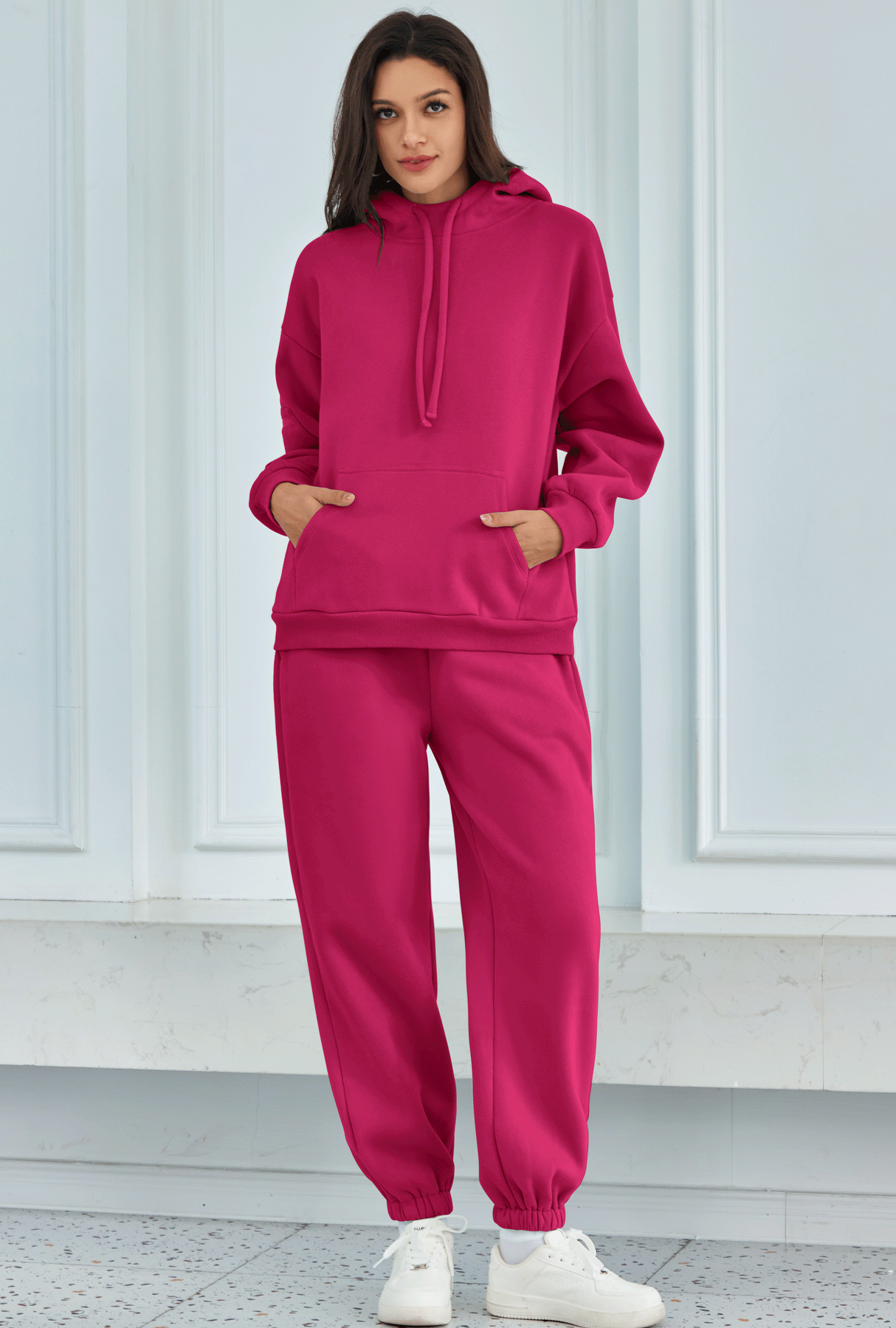 Comfort Thickened Hoodies Airplane Mode Travel Oversized Sweatshirts with Pocket