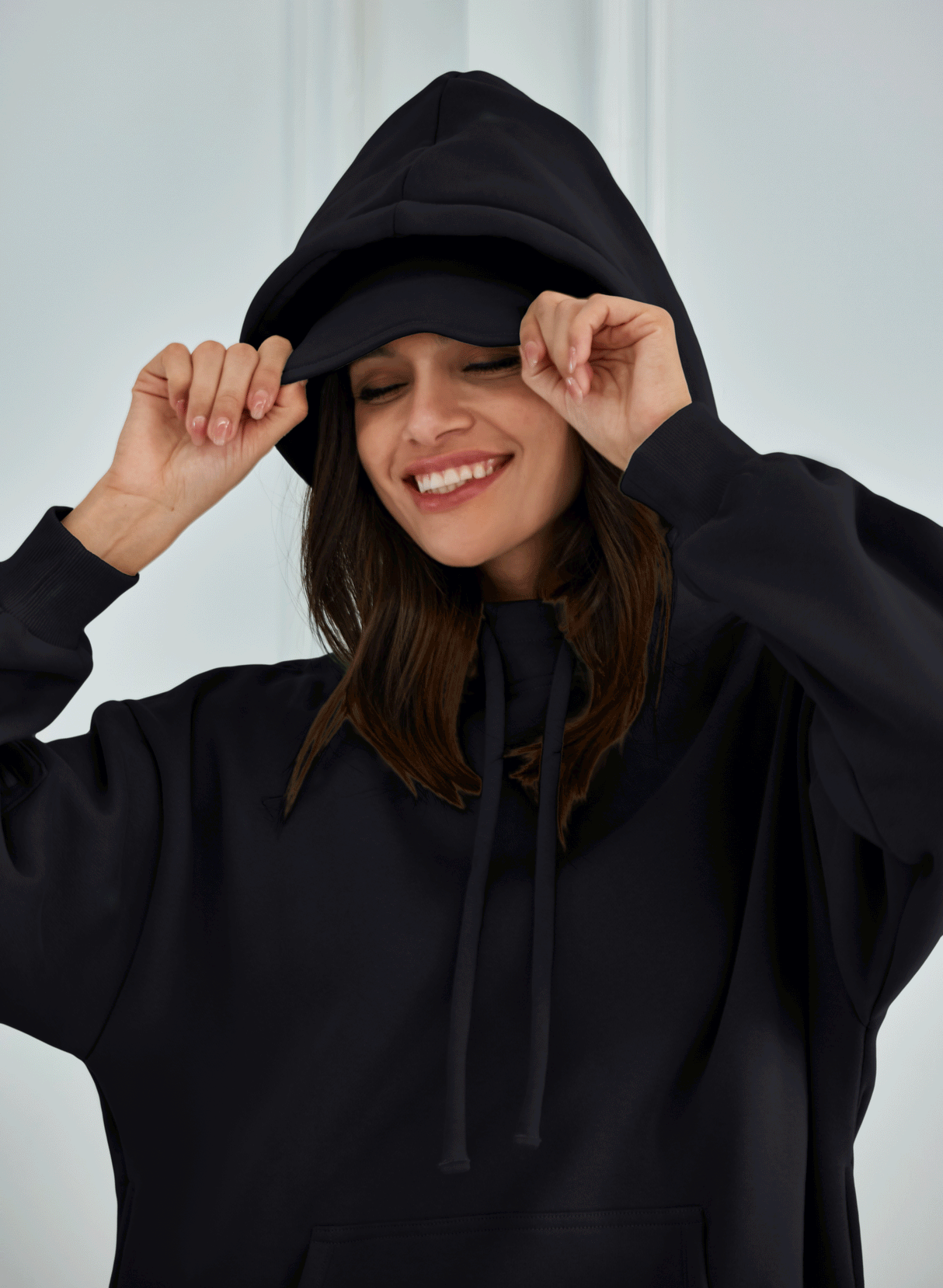 Comfort Thickened Hoodies Airplane Mode Travel Oversized Sweatshirts with Pocket