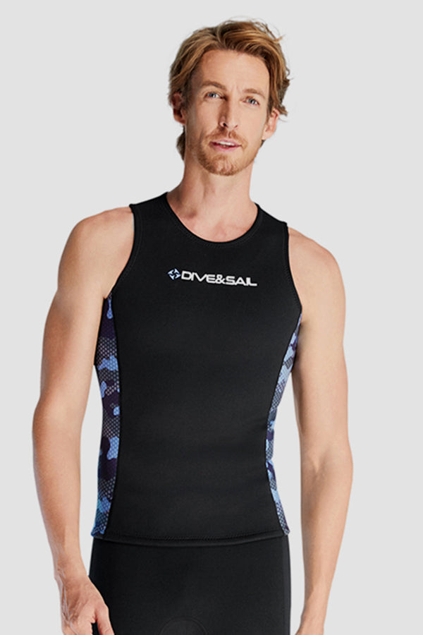Gilet de plongée à la plongée de 2 mm de division de 2 mm de division de 2 mm chaude et protectrice pour hommes
