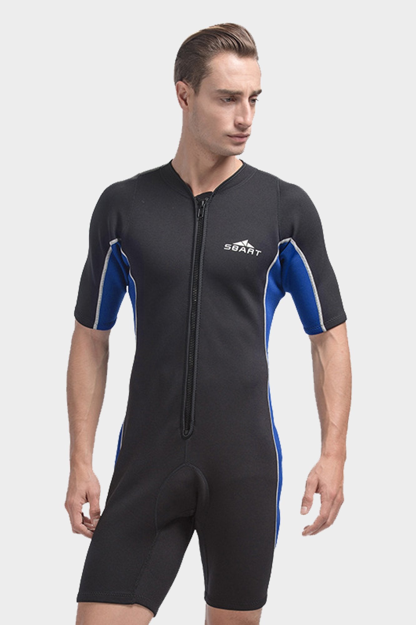 Attraco UPF50+ Color Block Neoprene One Piece Surfing Wetsuit-Attraco | Fashion Outdoor Clothing