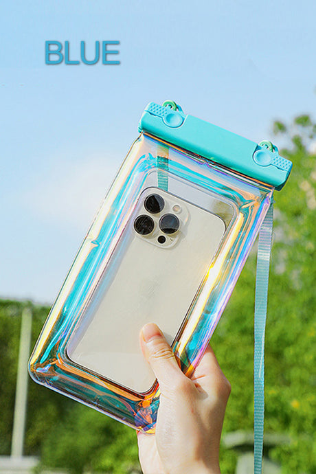 Waterproof Phone Pouch with Lanyard Clear Leakproof PVC Cell Phone Dry Bag Case Protector