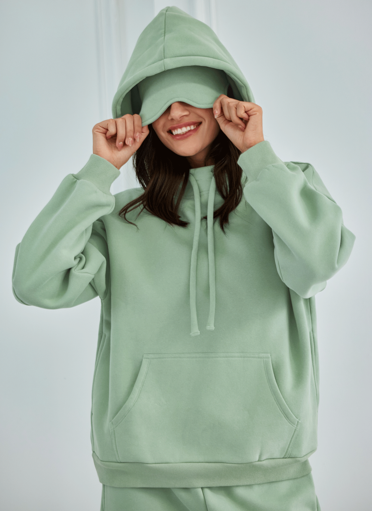 Comfort Thickened Hoodies Airplane Mode Travel Oversized Sweatshirts with Pocket