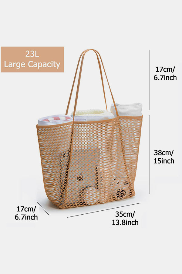 Beach Bag - Mesh Beach Tote Bag