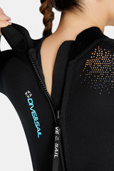 Women's 3MM Cold-Proof Long Sleeve One-Piece Wetsuit