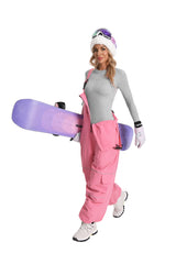 Women Thermal Sports Warm-Up Underwear Set for Skiing GRAY