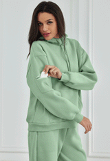 Comfort Thickened Hoodies Airplane Mode Travel Oversized Sweatshirts with Pocket