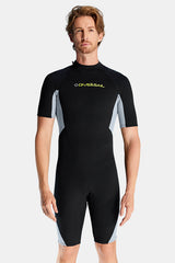 One-Piece Warm Short Sleeve 3MM Surf Swimsuit Wetsuit For Men