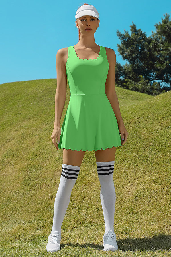 Women's Tennis Dress with Shorts Workout Golf Skirts with Pockets Athletic Dresses | Attraco Women's Tennis Dress with Shorts Workout Golf Skirts with Pockets Athletic Dresses | Attraco