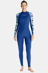 One-Piece Long Sleeve Printed Quick-Drying Wetsuit Jellyfish Suit