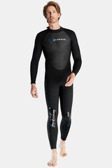 Premium 3mm Men's One-Piece Warmth and Cold-Proof Wetsuit