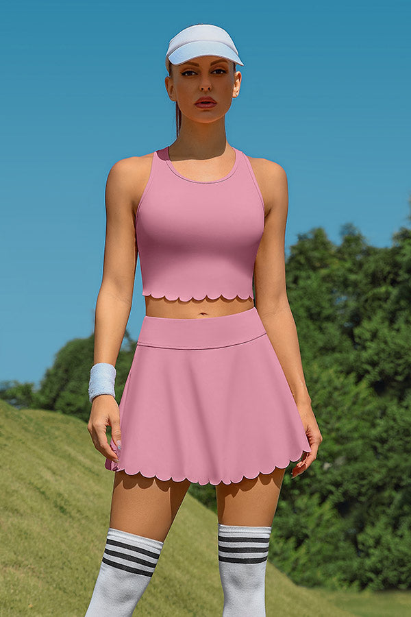 Pink Tennis Dresses for Women Athletic Workout Dress – Attraco