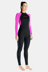 New Women One-Piece Long Sleeve Insulated And Warm 3MM Wetsuit