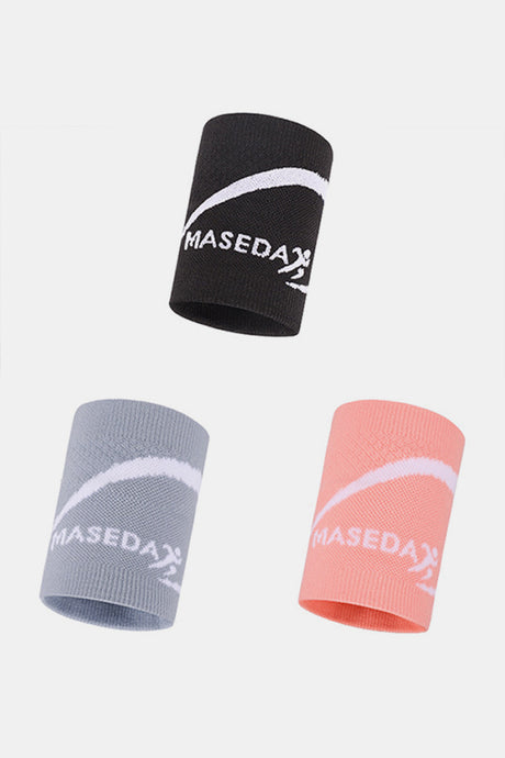 Sports Wristbands Sweatband for Women Breathable Tennis Wrist Bands Absorbent Sweat Band