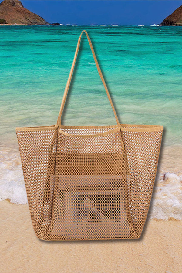 Beach Bag - Mesh Beach Tote Bag