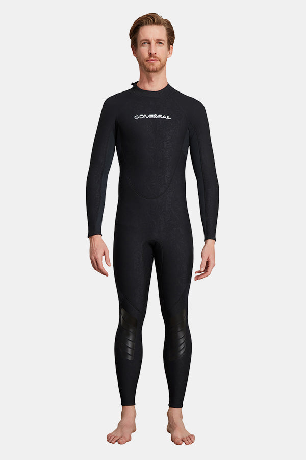 Men's 1.5MM Back Zipper One-Piece Warm And Cold-Proof Wetsuit