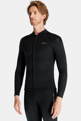 Men's 1.5MM Long-Sleeve Split Top Cold-Proof and Warm Wetsuit